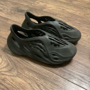 Kids Black Slip-On Shoes